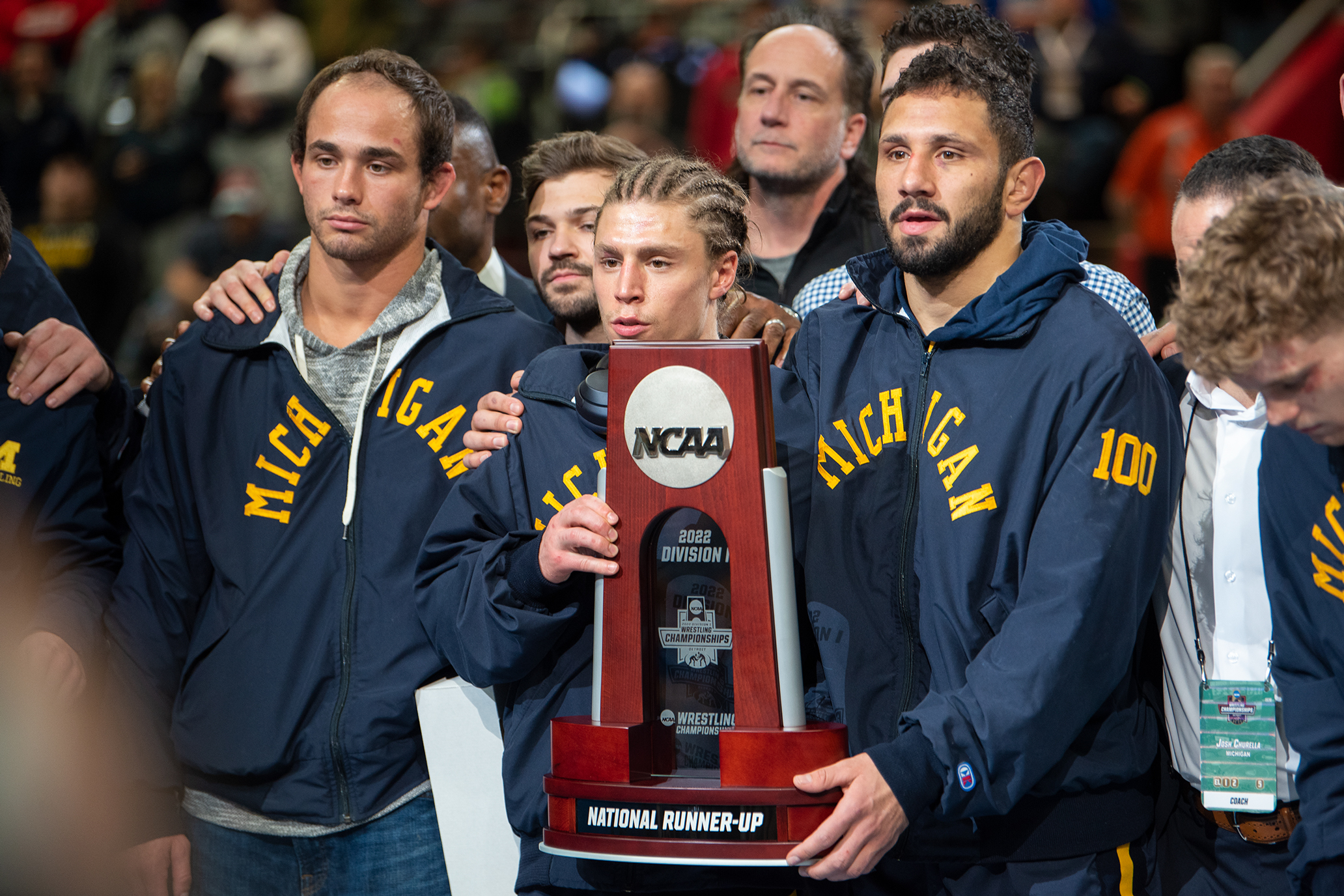Michigan wrestling places second in NCAA Championships