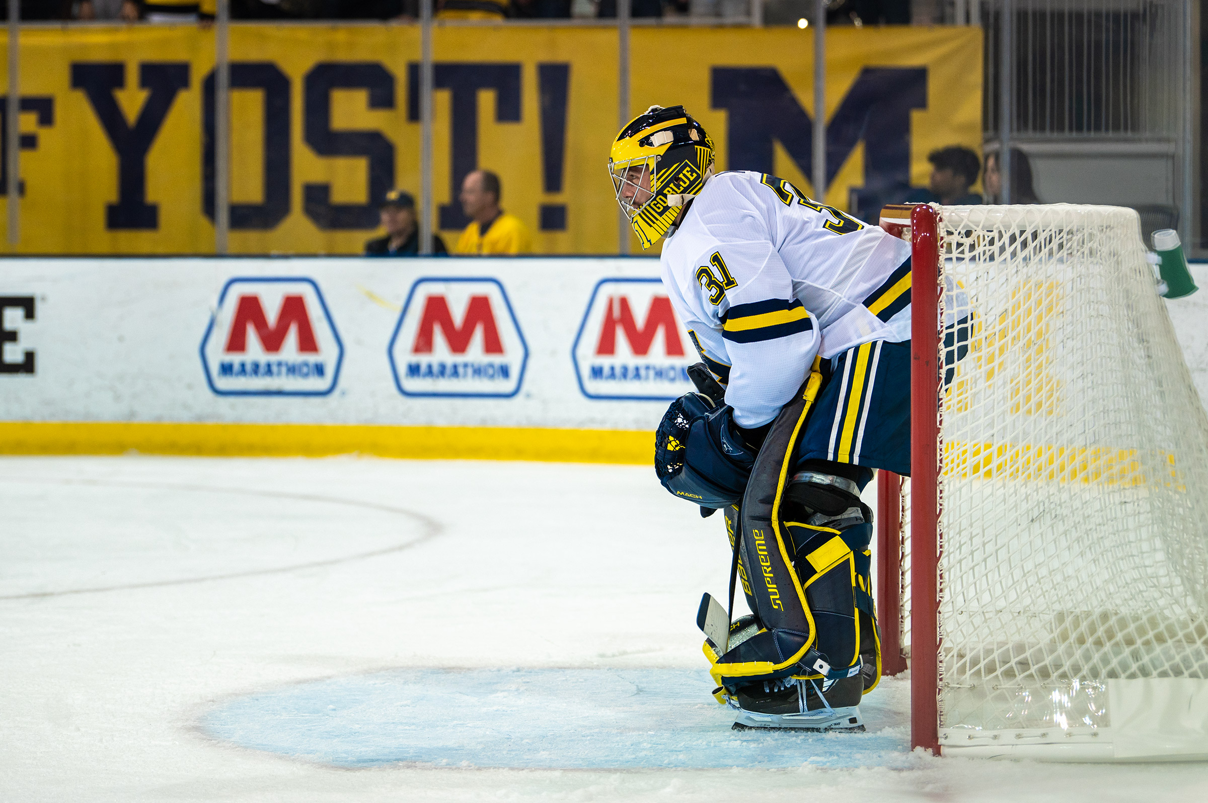 Wests first starts for Michigan hockey show confidence in backup