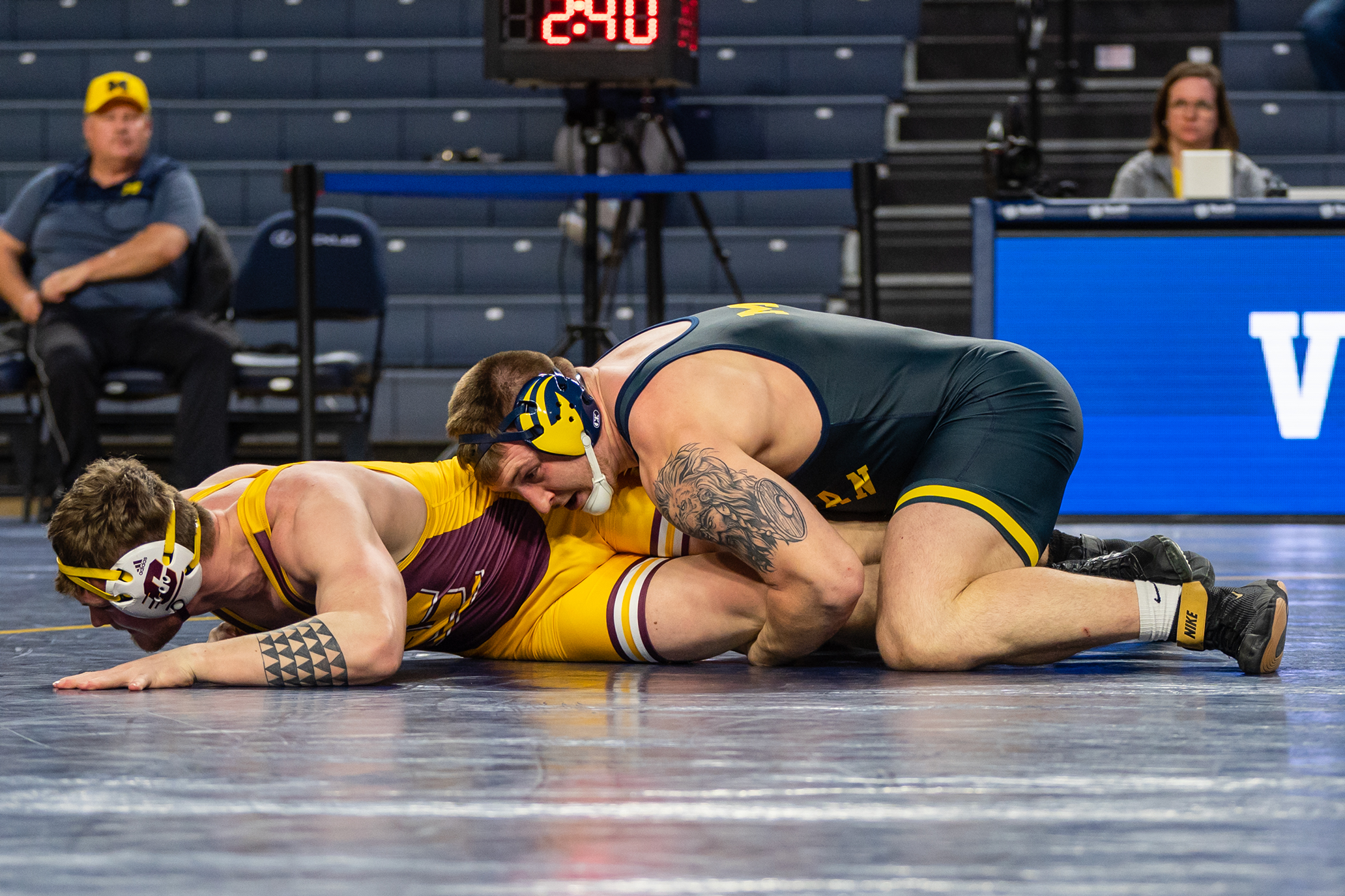 One of the most dominant wrestlers in Michigan history Mason Parris is not done picture