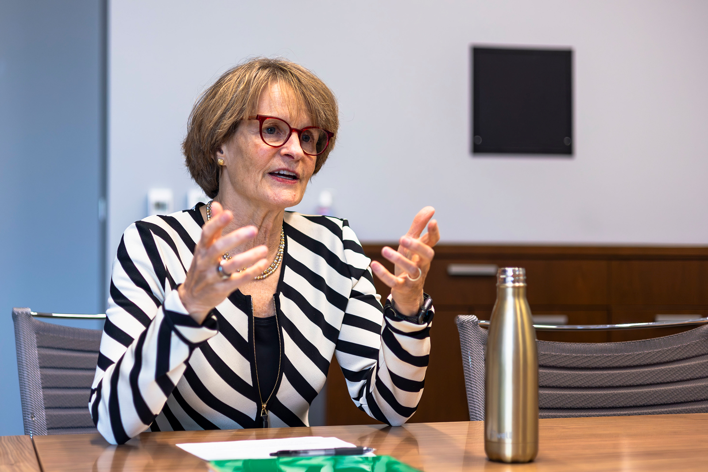 Sitting down with University of Michigan Provost Laurie McCauley